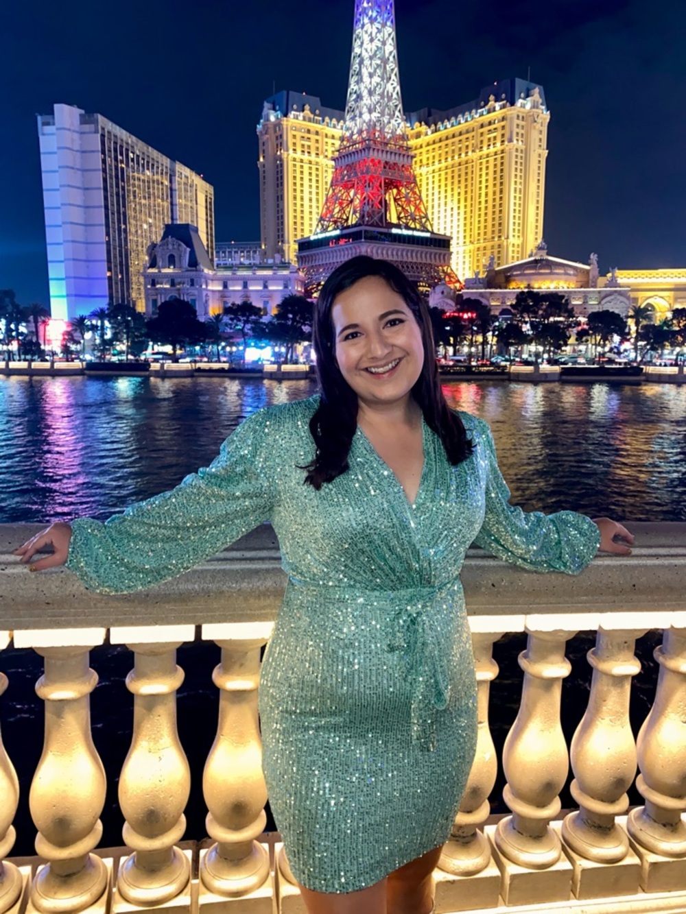 Fashion Nova Mint Green Sequin Mini Dress - Picture 7 of 7